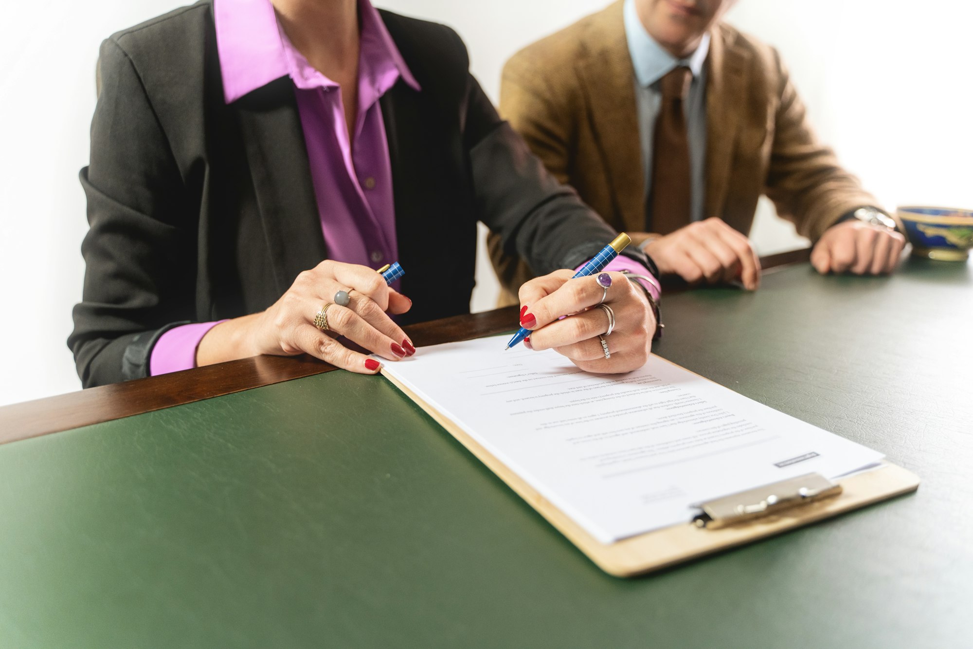 Signing Business Contract - Professional Agreement